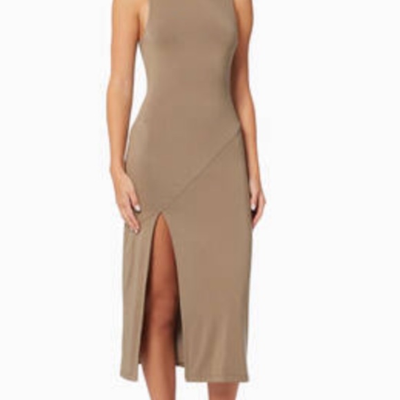 NWT: GOOD AMERICAN✨ Women’s Mockneck Midi Dress - Picture 3 of 9